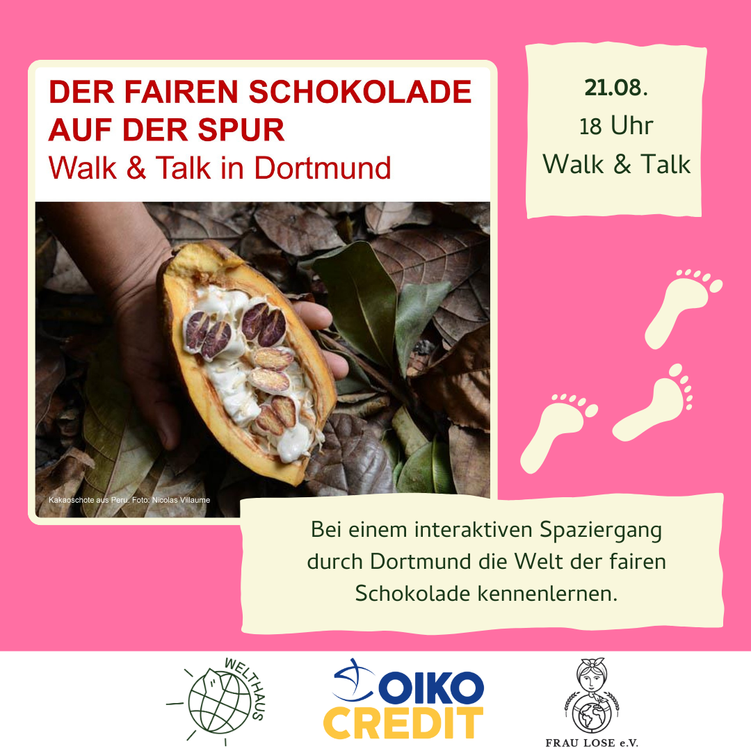 Walk & Talk zu fairer Schokolade am 21.8.24